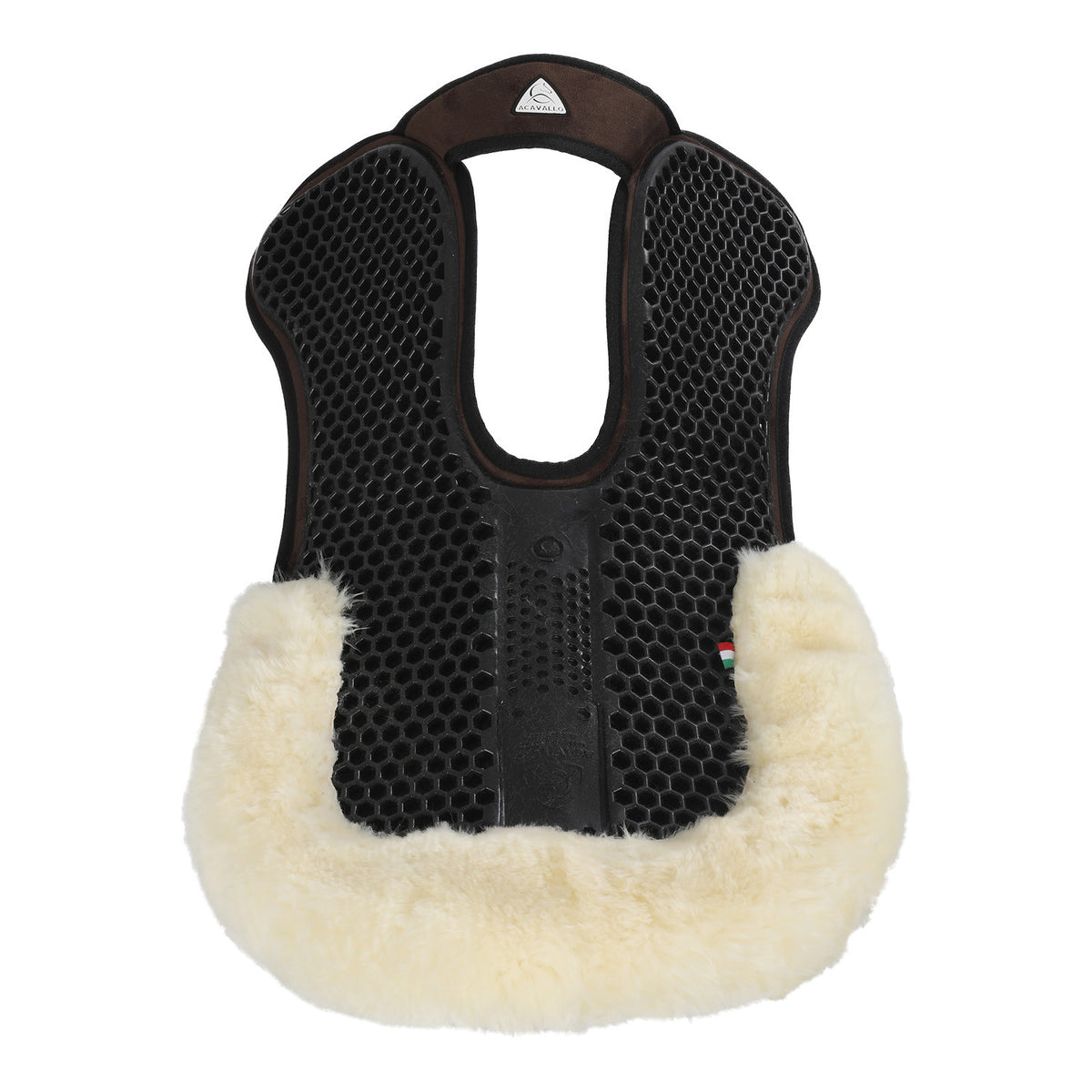 Acavallo Pad SP WFS suede rear sheepskin Hexagonal gel flat