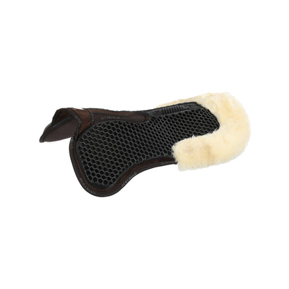 Acavallo Pad MF-S WFS suede rear sheepskin Hexagonal gel flat