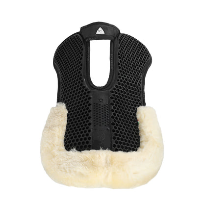 Acavallo Pad MF-S WFS suede rear sheepskin Hexagonal gel flat