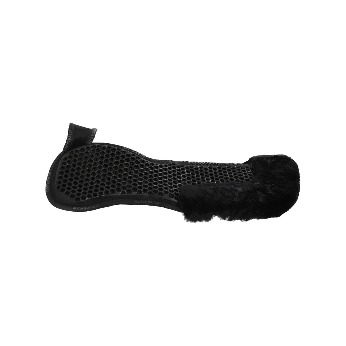 Acavallo Pad MF-S WFS suede rear sheepskin Hexagonal gel flat