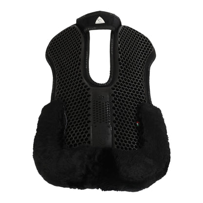 Acavallo Pad MF-S WFS suede rear sheepskin Hexagonal gel flat