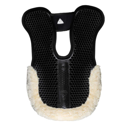 Acavallo Pad MF-S WFS suede rear sheepskin Hexagonal gel