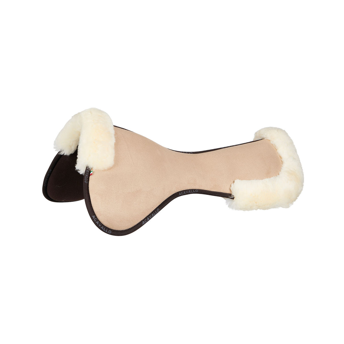 Acavallo Pad MF-S JCCS-S CW-CS suede cut-out sheepskin flat