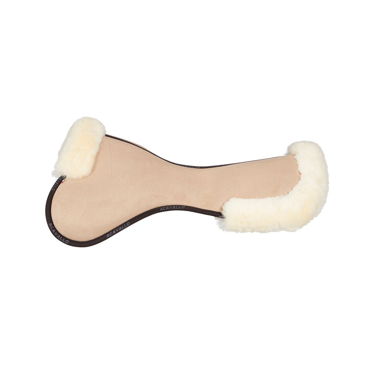 Acavallo Pad MF-S JCCS-S CW-CS suede cut-out sheepskin flat