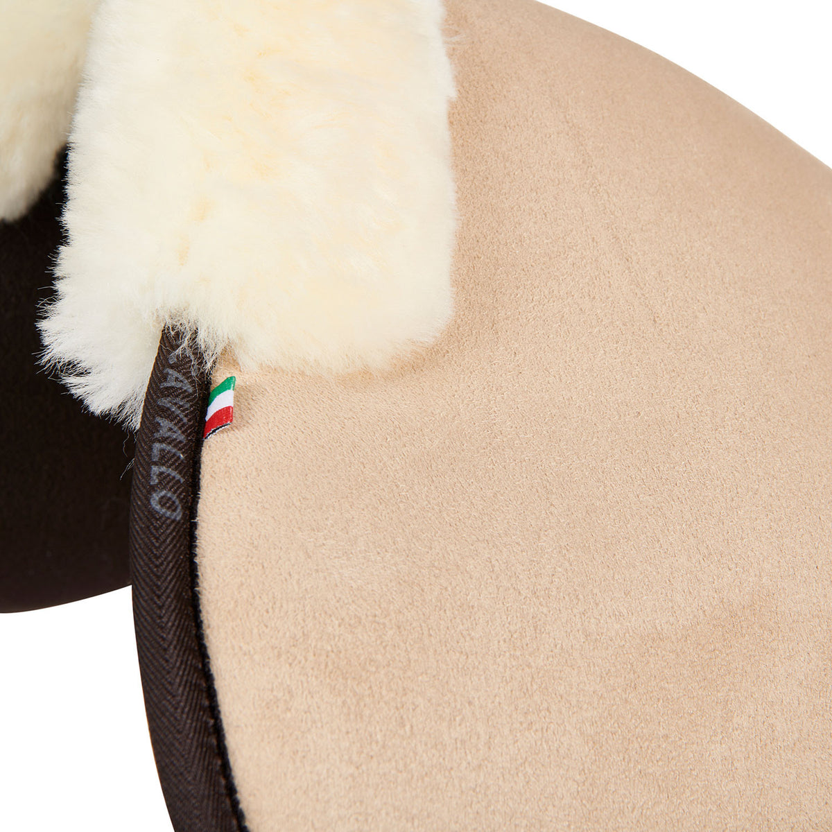 Acavallo Pad MF-S JCCS-S CW-CS suede cut-out sheepskin flat