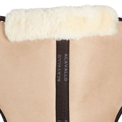 Acavallo Pad MF-S JCCS-S CW-CS suede cut-out sheepskin flat