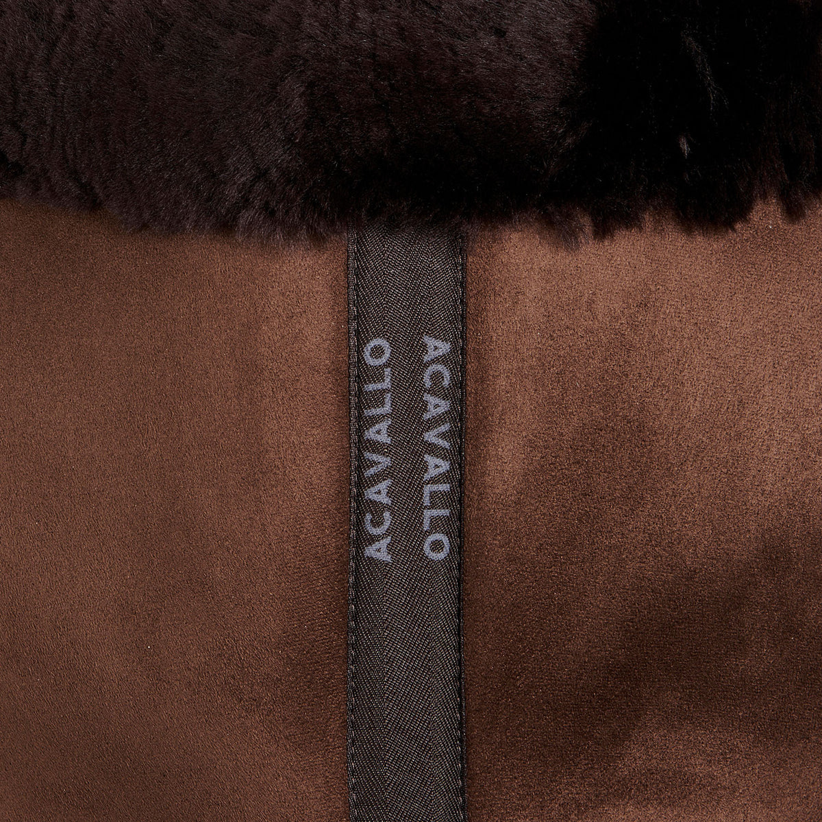 Acavallo Pad MF-S JCCS-S CW-CS suede cut-out sheepskin flat