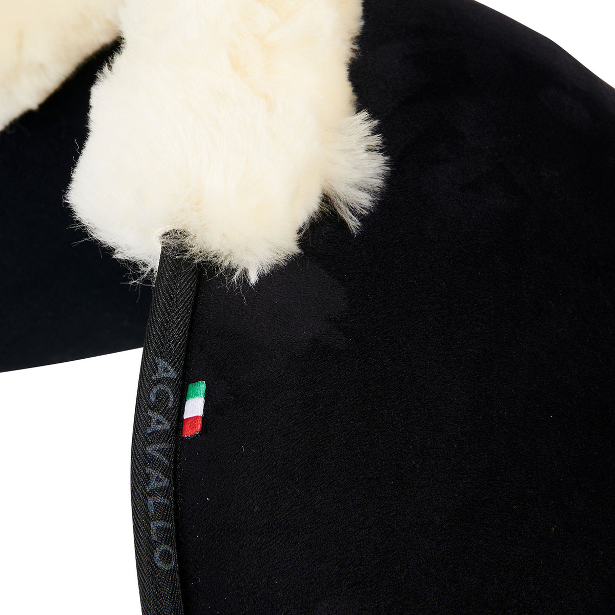 Acavallo Pad MF-S JCCS-S CW-CS suede cut-out sheepskin flat