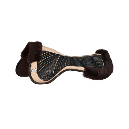 Acavallo Pad MF-S JCCS-S CW-CS suede cut-out sheepskin gel grip flat