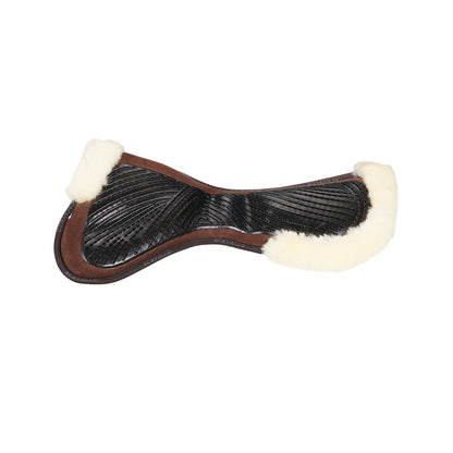 Acavallo Pad MF-S JCCS-S CW-CS suede cut-out sheepskin gel grip flat