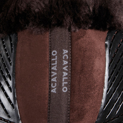 Acavallo Pad MF-S JCCS-S CW-CS suede cut-out sheepskin gel grip flat