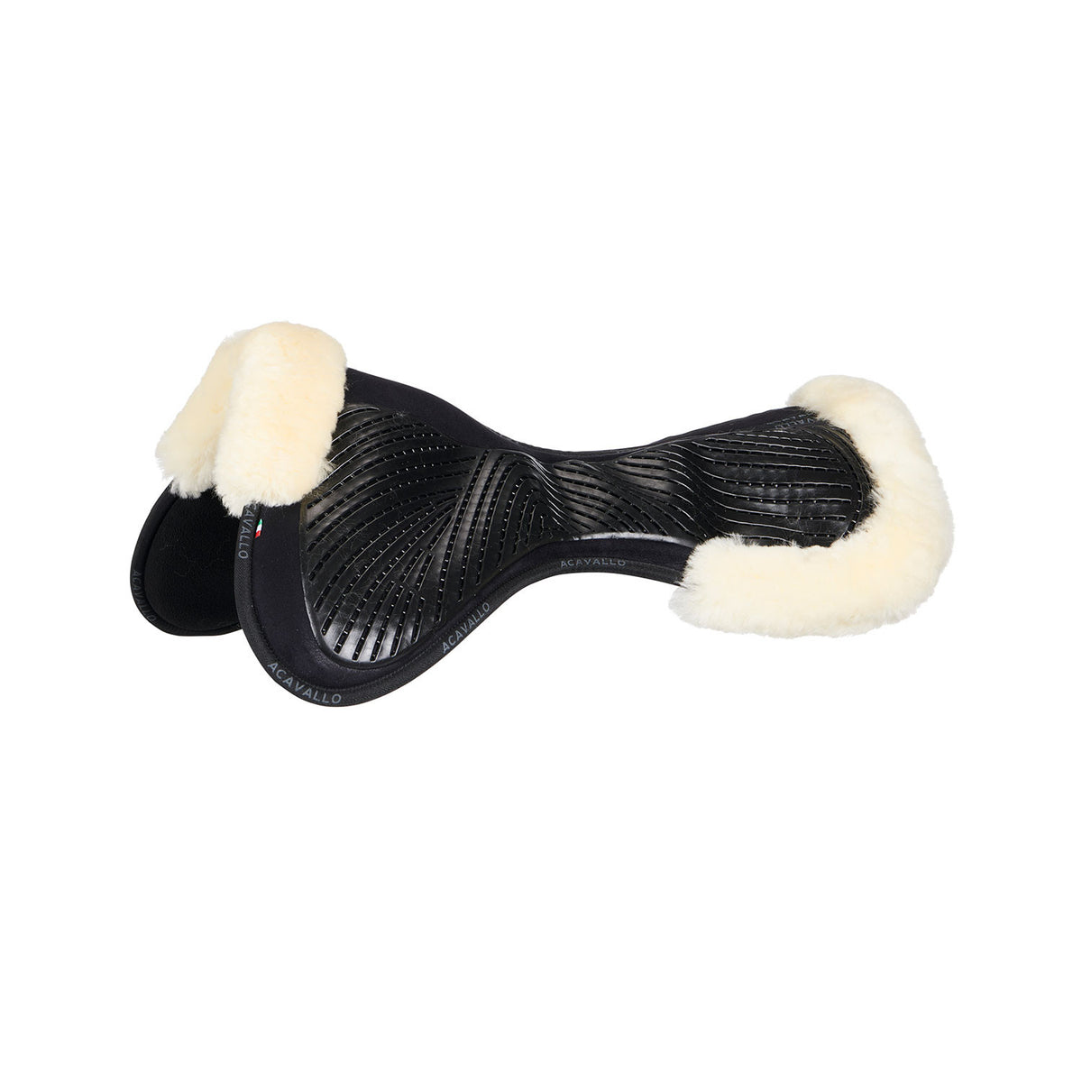 Acavallo Pad MF-S JCCS-S CW-CS suede cut-out sheepskin gel grip flat
