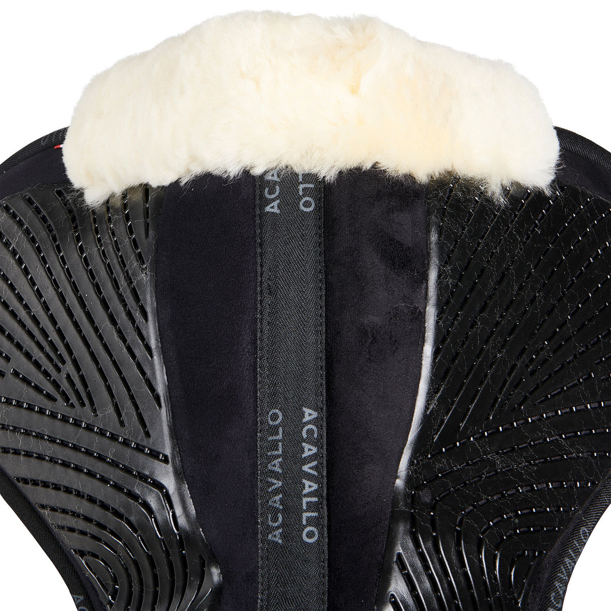 Acavallo Pad MF-S JCCS-S CW-CS suede cut-out sheepskin gel grip flat