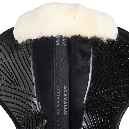 Acavallo Pad MF-S JCCS-S CW-CS suede cut-out sheepskin gel grip flat