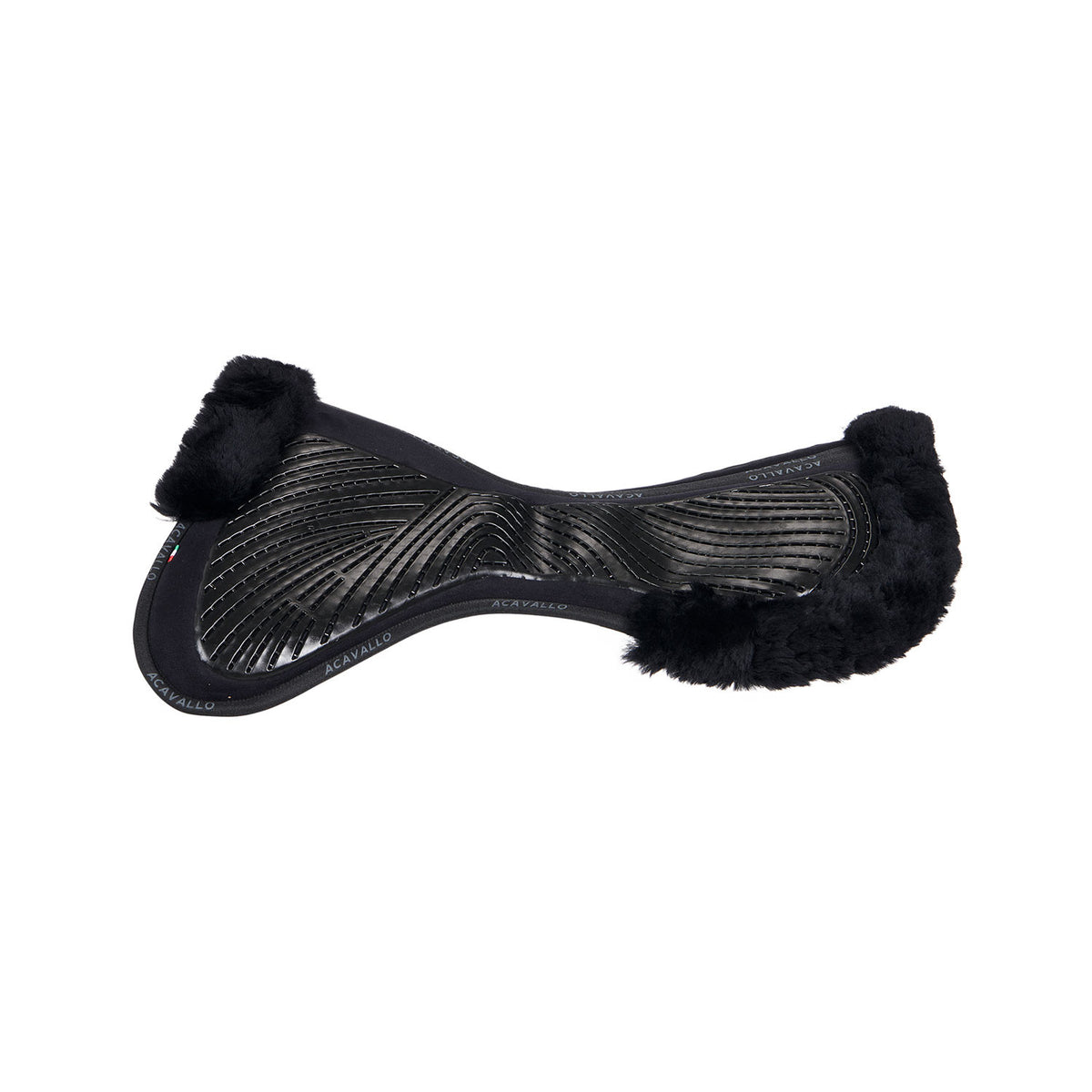 Acavallo Pad MF-S JCCS-S CW-CS suede cut-out sheepskin gel grip flat
