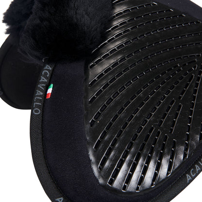 Acavallo Pad MF-S JCCS-S CW-CS suede cut-out sheepskin gel grip flat