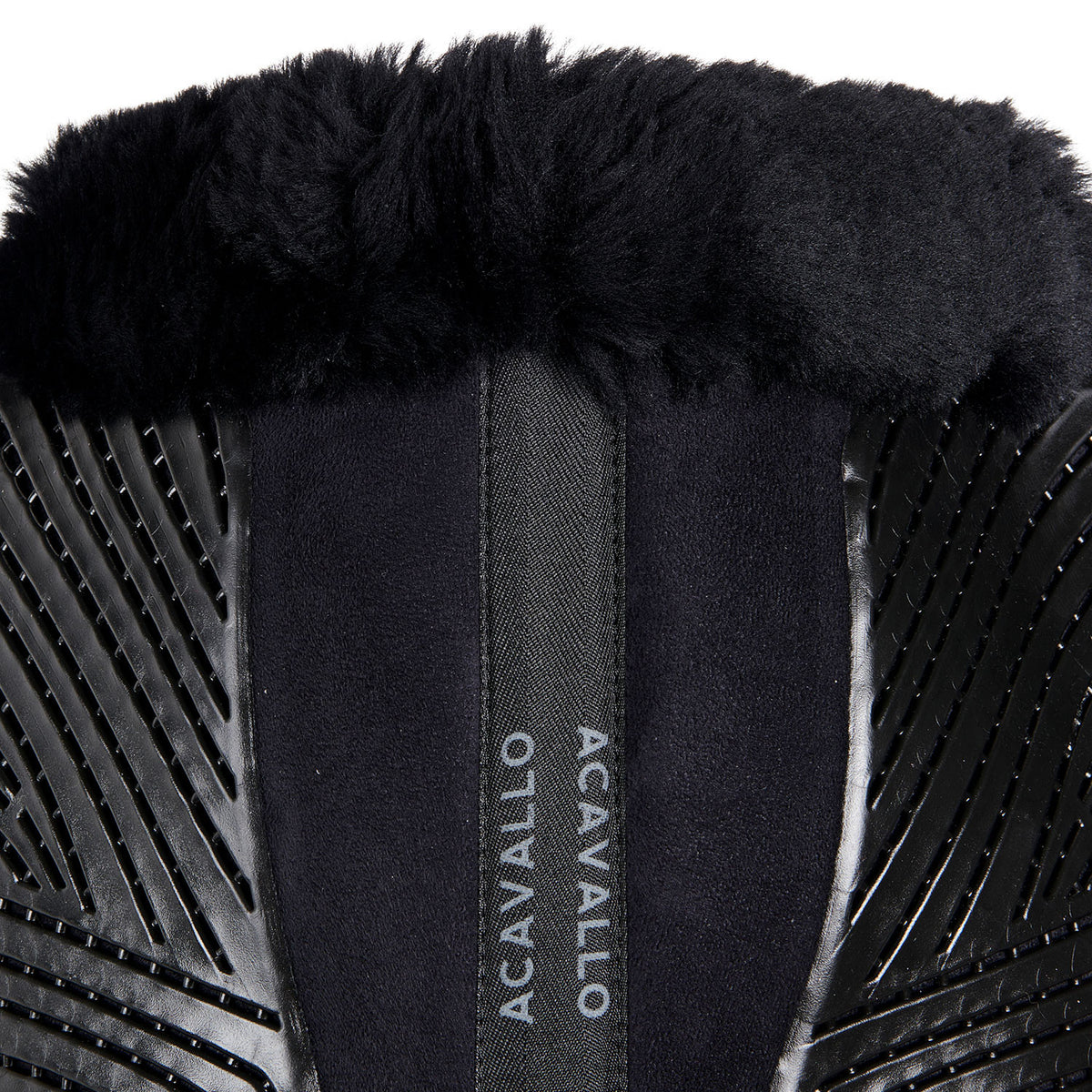 Acavallo Pad MF-S JCCS-S CW-CS suede cut-out sheepskin gel grip flat