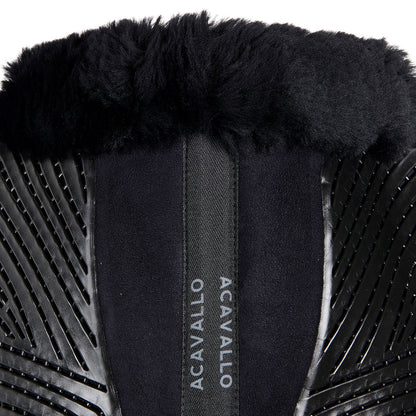 Acavallo Pad MF-S JCCS-S CW-CS suede cut-out sheepskin gel grip flat