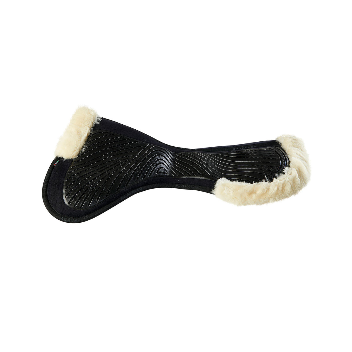 Acavallo Pad MF-S JCCS-S CW-CS suede cut-out faux sheepskin gel grip flat