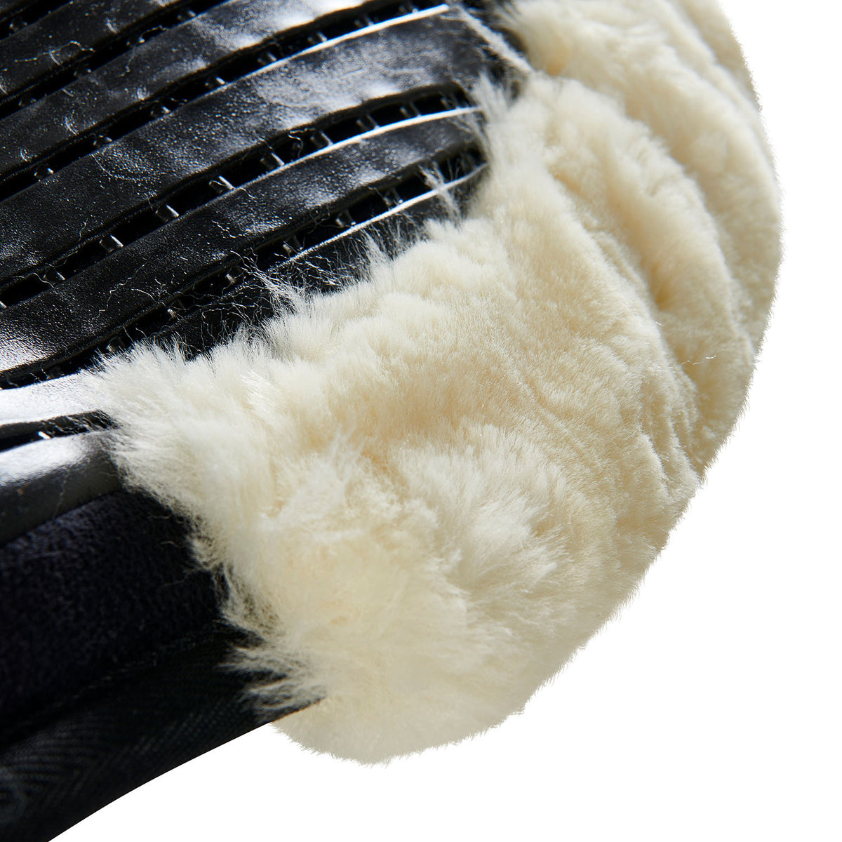 Acavallo Pad MF-S JCCS-S CW-CS suede cut-out faux sheepskin gel grip flat