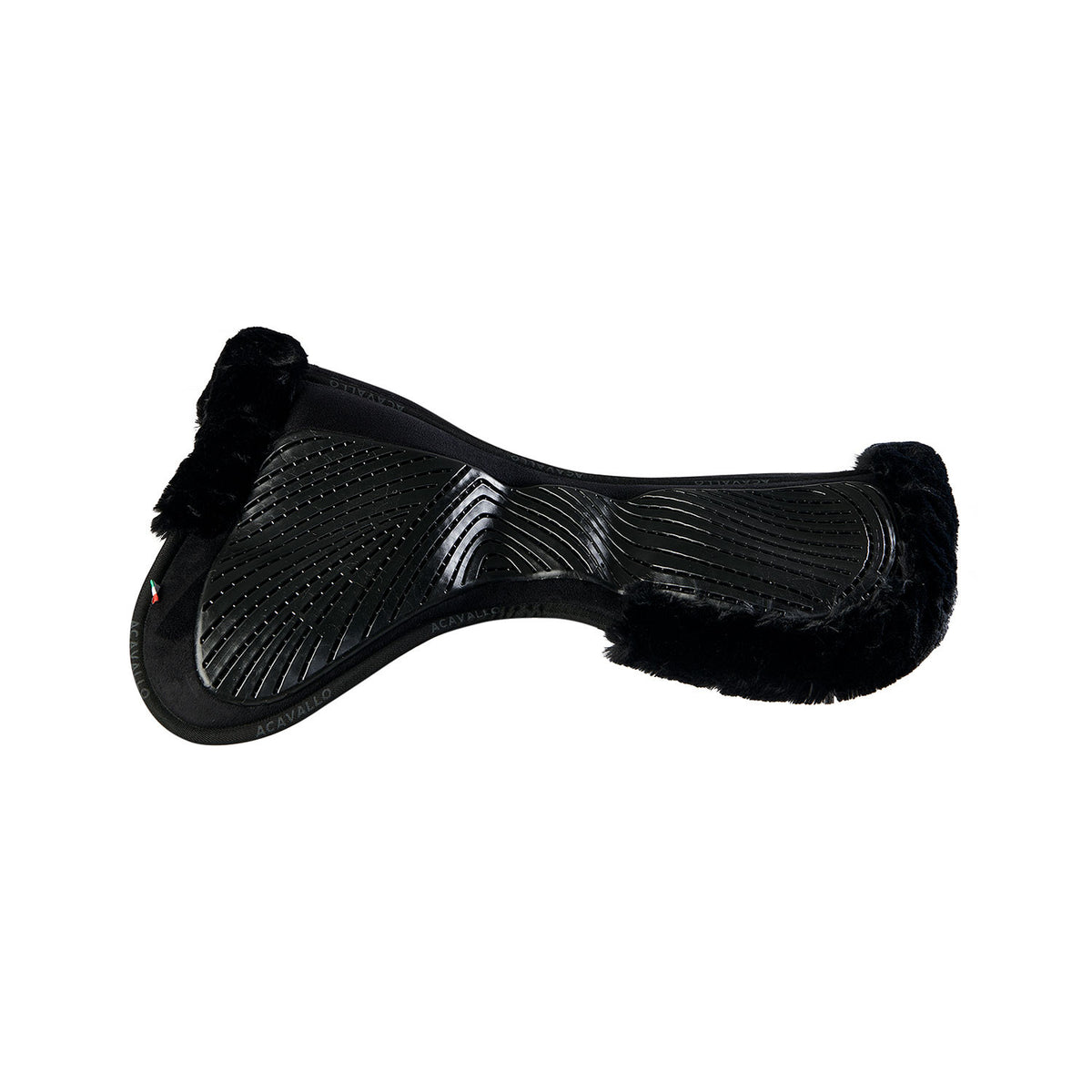 Acavallo Pad MF-S JCCS-S CW-CS suede cut-out faux sheepskin gel grip flat