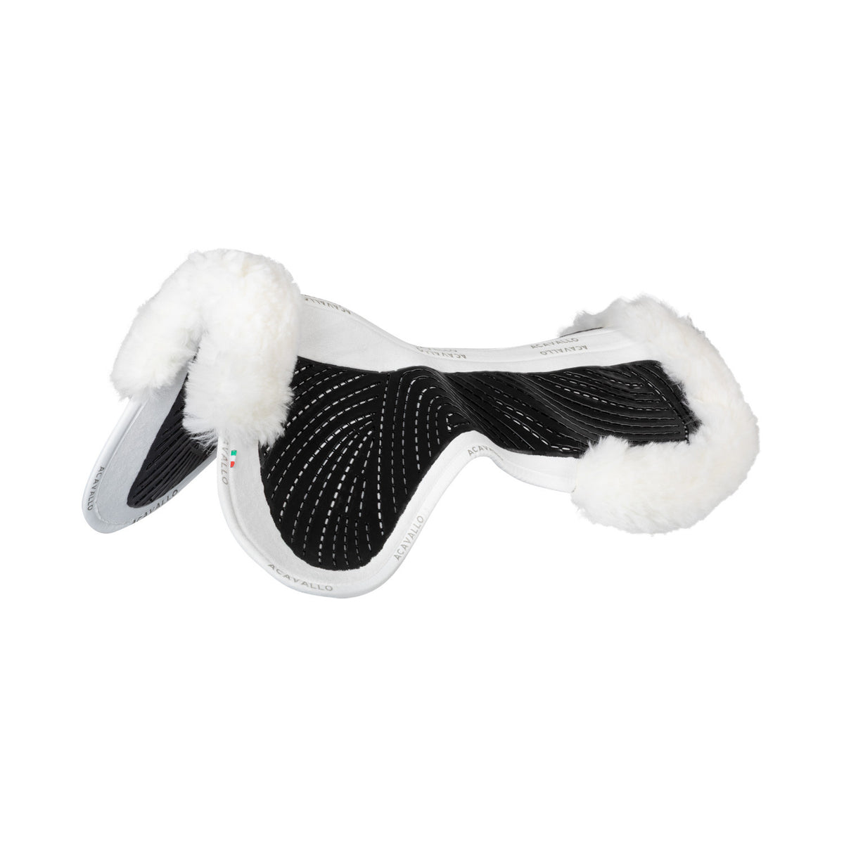 Acavallo Pad SP JCCS CW-CS suede cut-out sheepskin twin sided gel flat