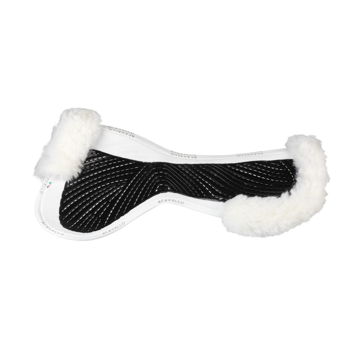 Acavallo Pad SP JCCS CW-CS suede cut-out sheepskin twin sided gel flat