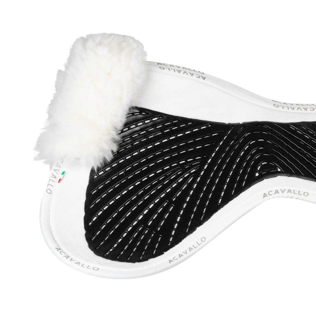 Acavallo Pad SP JCCS CW-CS suede cut-out sheepskin twin sided gel flat