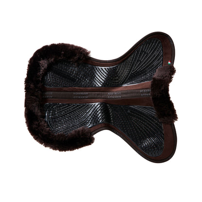 Acavallo Pad SP JCCS CW-CS suede cut-out sheepskin twin sided gel flat