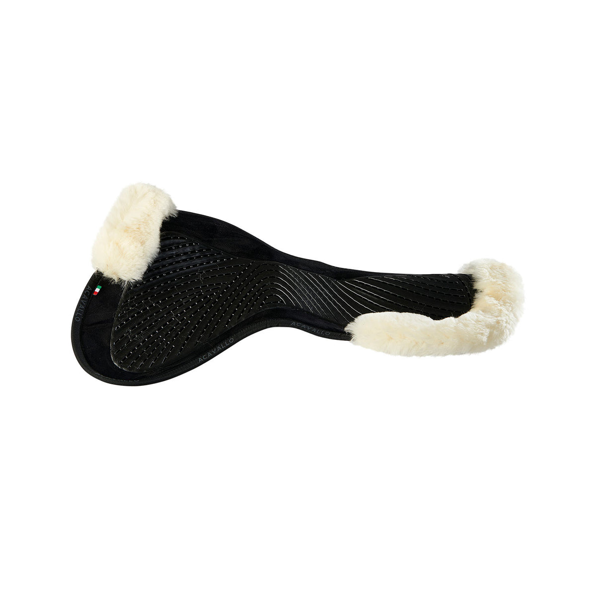 Acavallo Pad SP JCCS CW-CS suede cut-out sheepskin twin sided gel flat