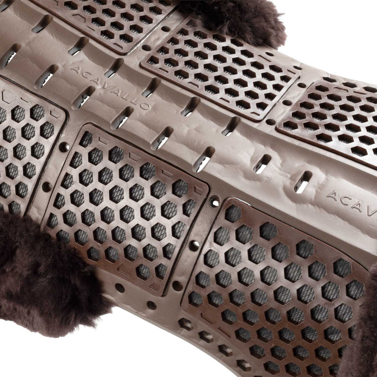 Acavallo Piuma-FS Aerobalance EVA gel pad cut-out flat