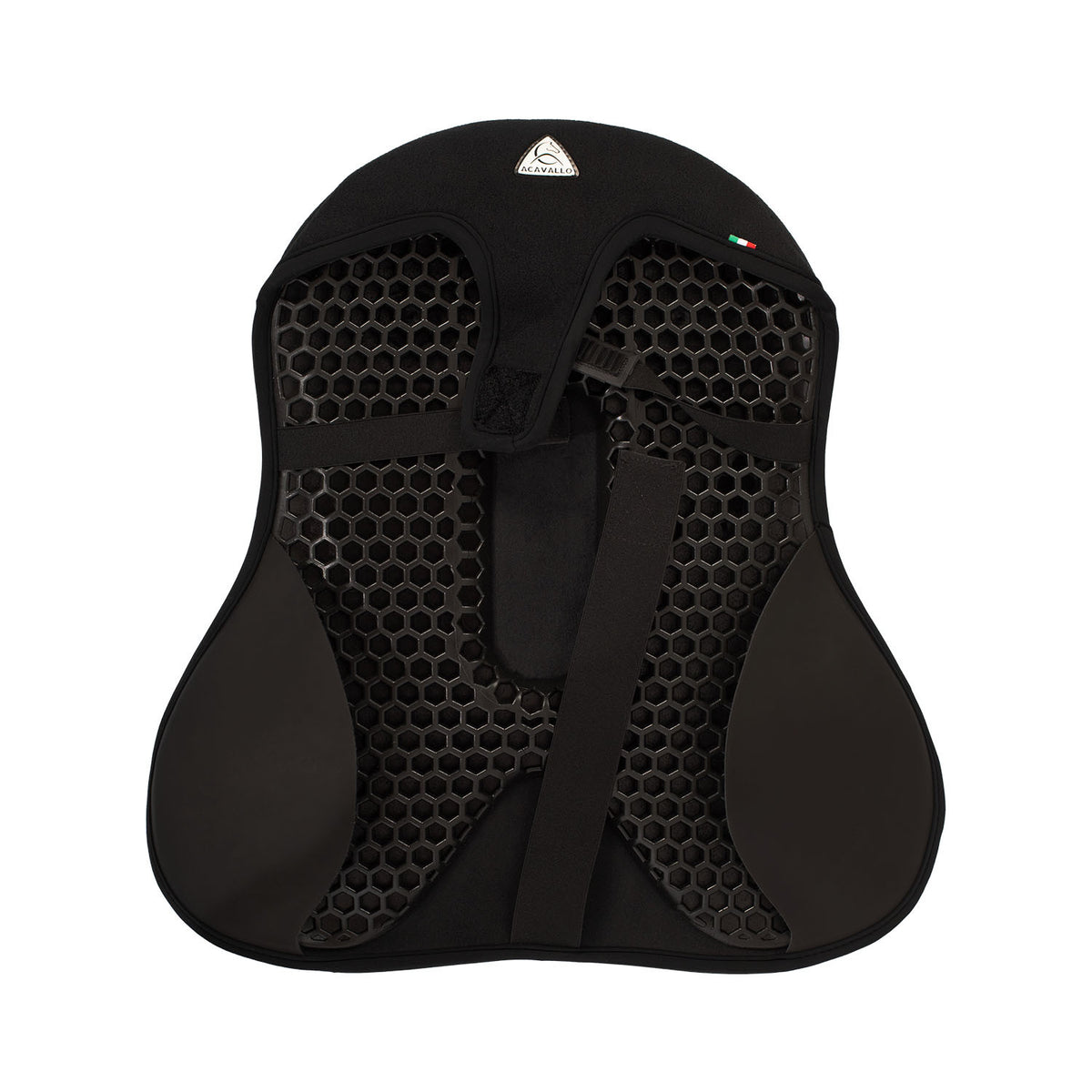 Acavallo Ortho-Pubis seat saver dressage Hexagonal gel-in Dri-lex 20mm