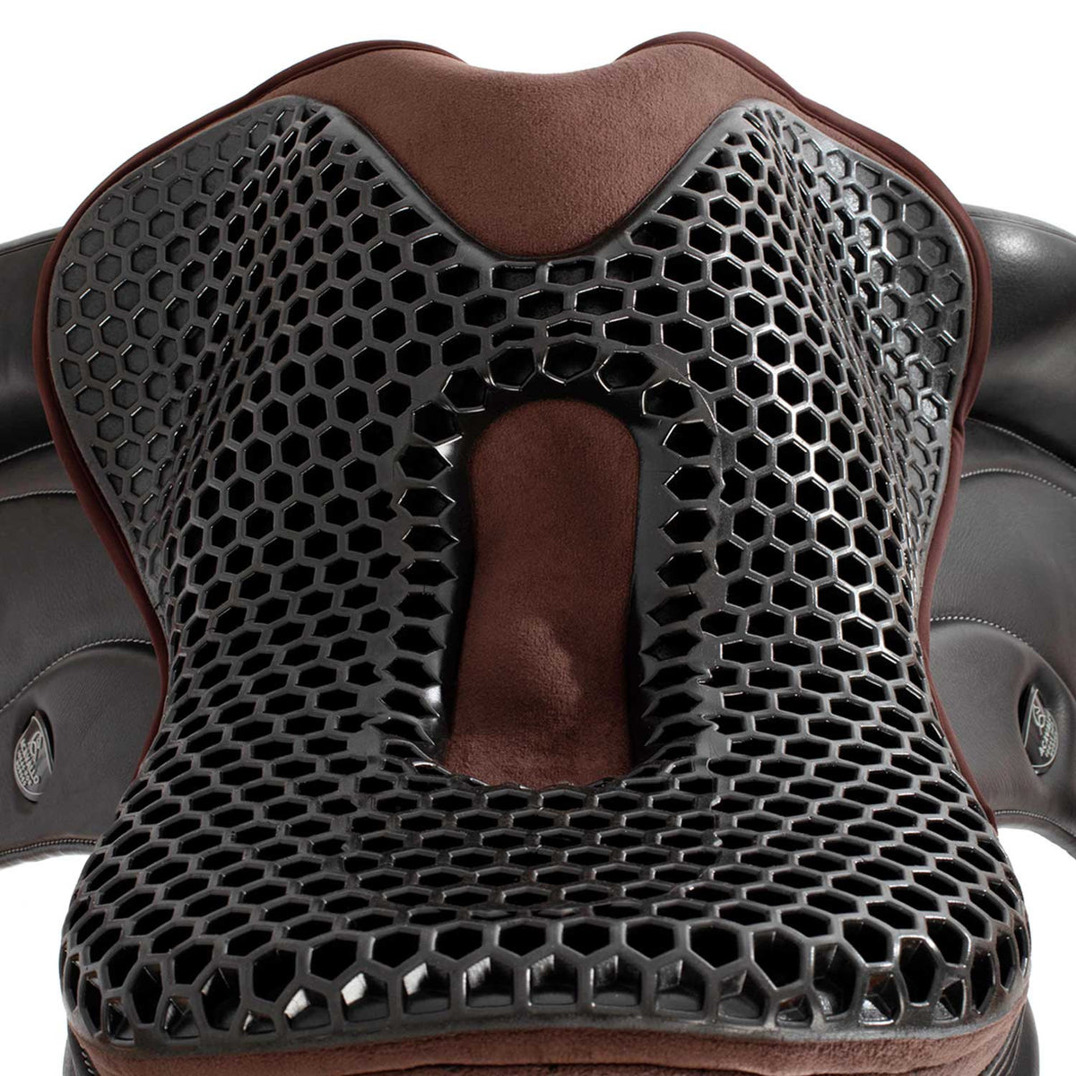 Acavallo Ortho-Pubis seat saver dressage Hexagonal gel-out Dri-lex 20mm