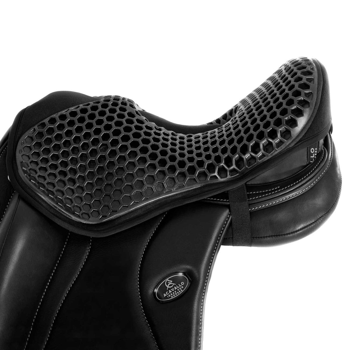 Acavallo Ortho-Pubis seat saver dressage Hexagonal gel-out Dri-lex 20mm