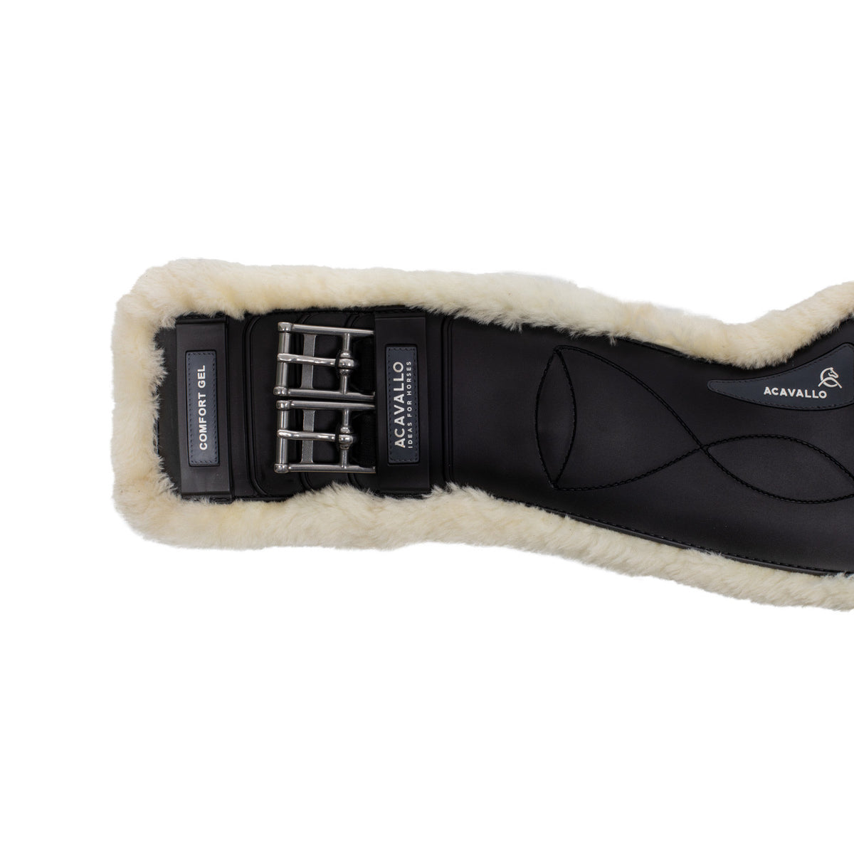 Acavallo Dressage girth Classic gel sheepskin