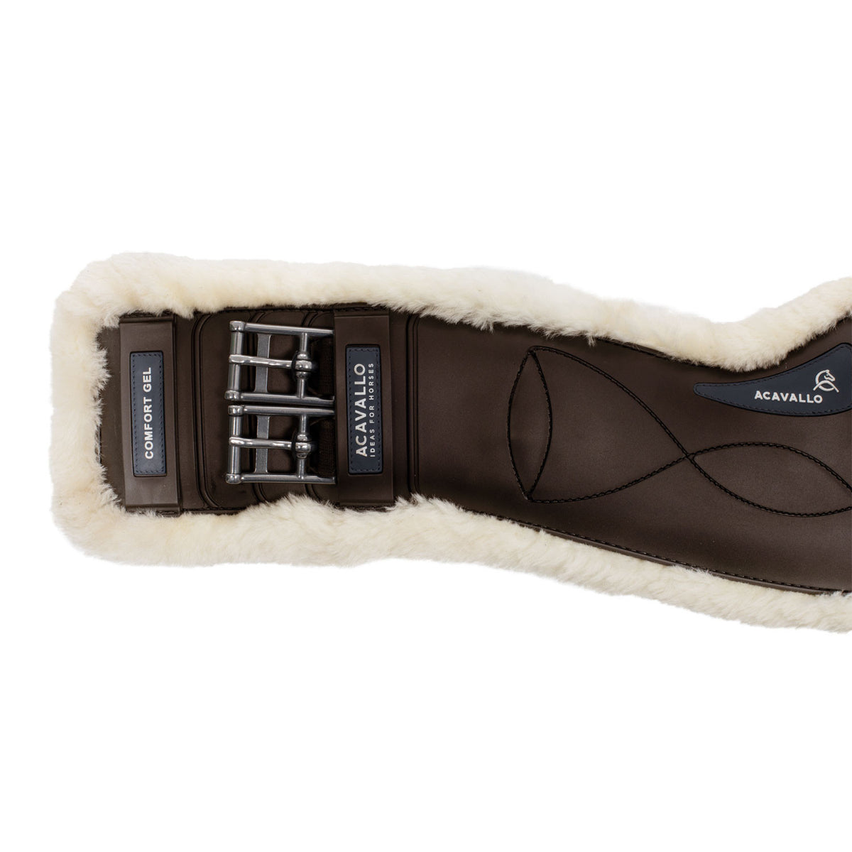Acavallo Dressage girth Classic gel sheepskin