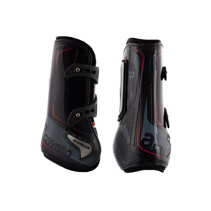 Acavallo Opera tendon boots elastic and button fastening