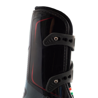 Acavallo Opera tendon boots elastic and button fastening