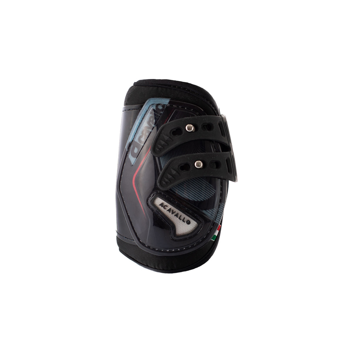 Acavallo Opera fetlock boots elastic and button fastening