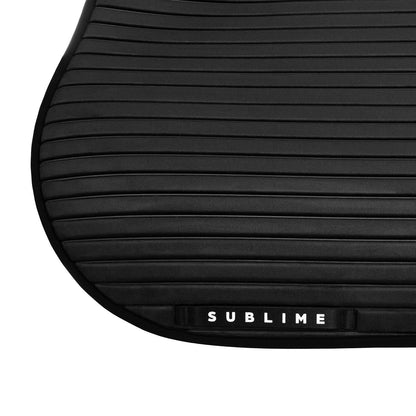 Acavallo Sublime striped jumping saddle pad in technical fabric