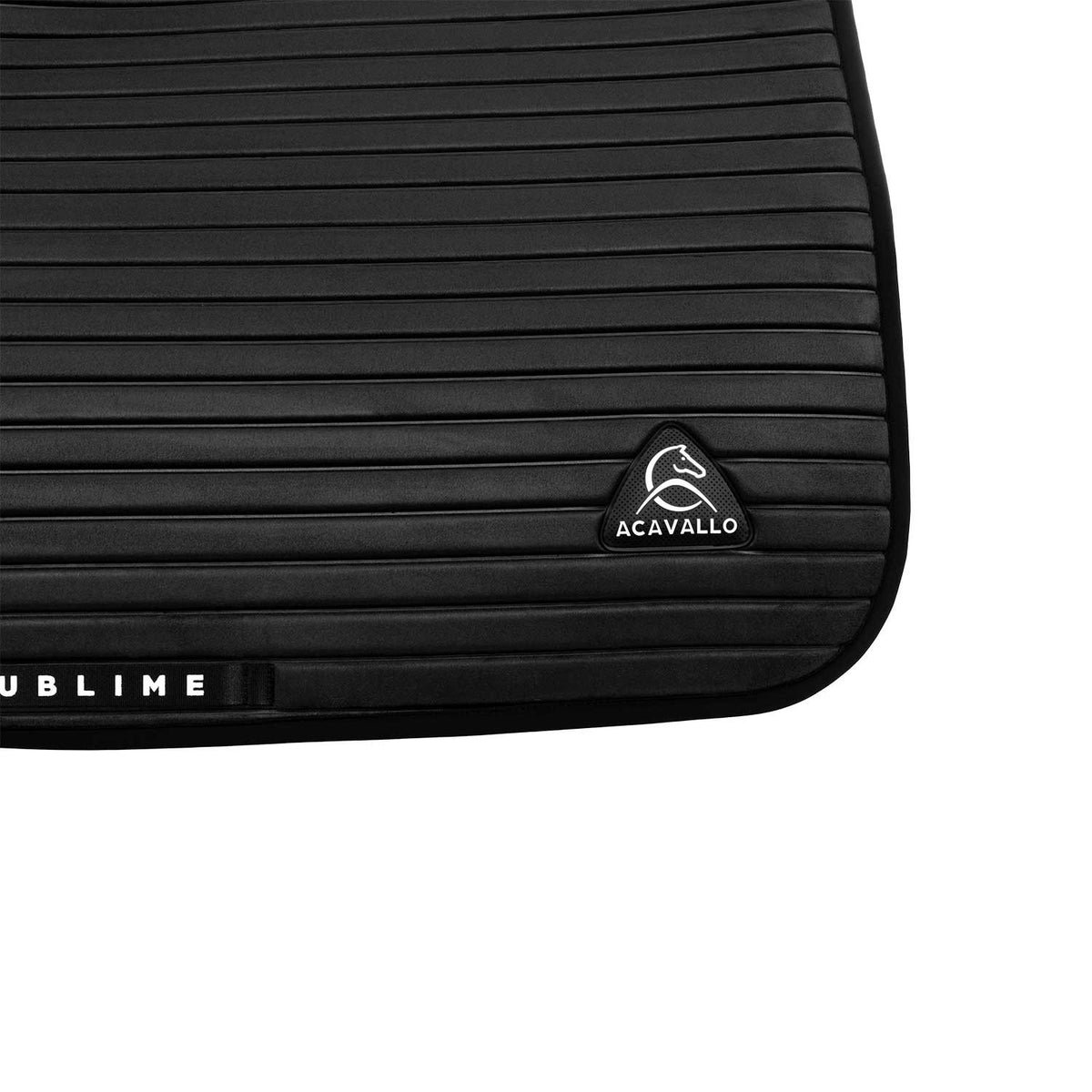 Acavallo Sublime striped jumping saddle pad in technical fabric