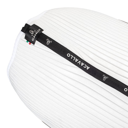 Acavallo Sublime striped jumping saddle pad in technical fabric