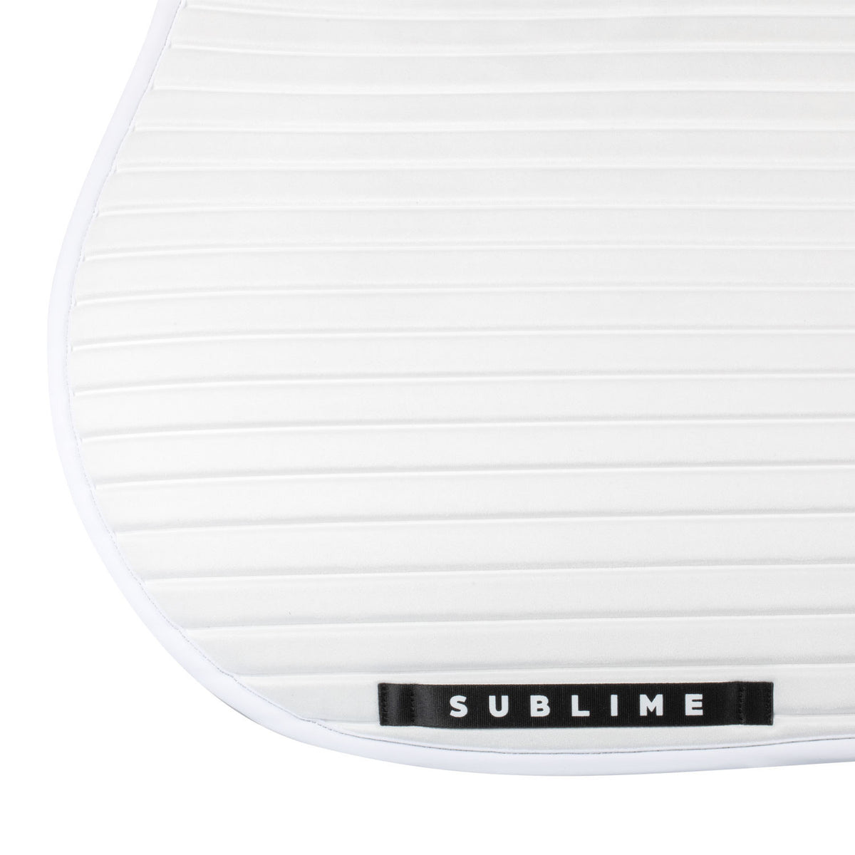 Acavallo Sublime striped jumping saddle pad in technical fabric