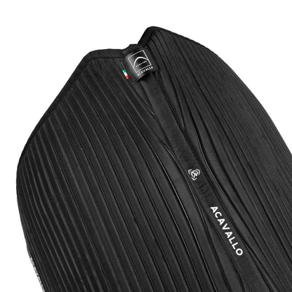 Acavallo Sublime striped dressage saddle pad in technical fabric