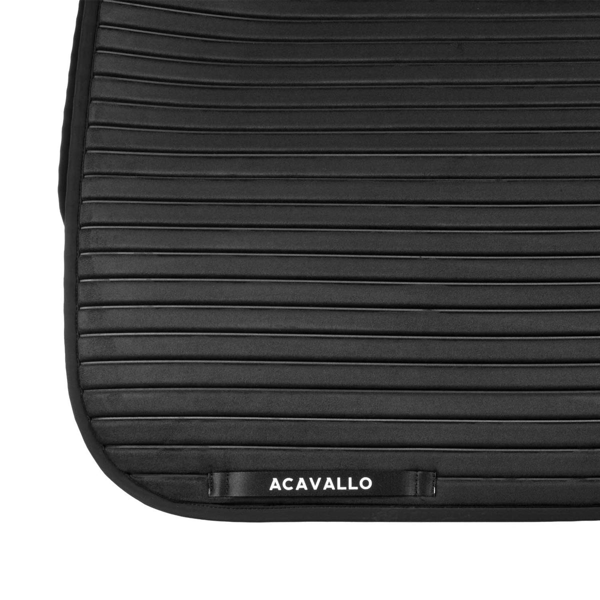 Acavallo Sublime striped dressage saddle pad in technical fabric