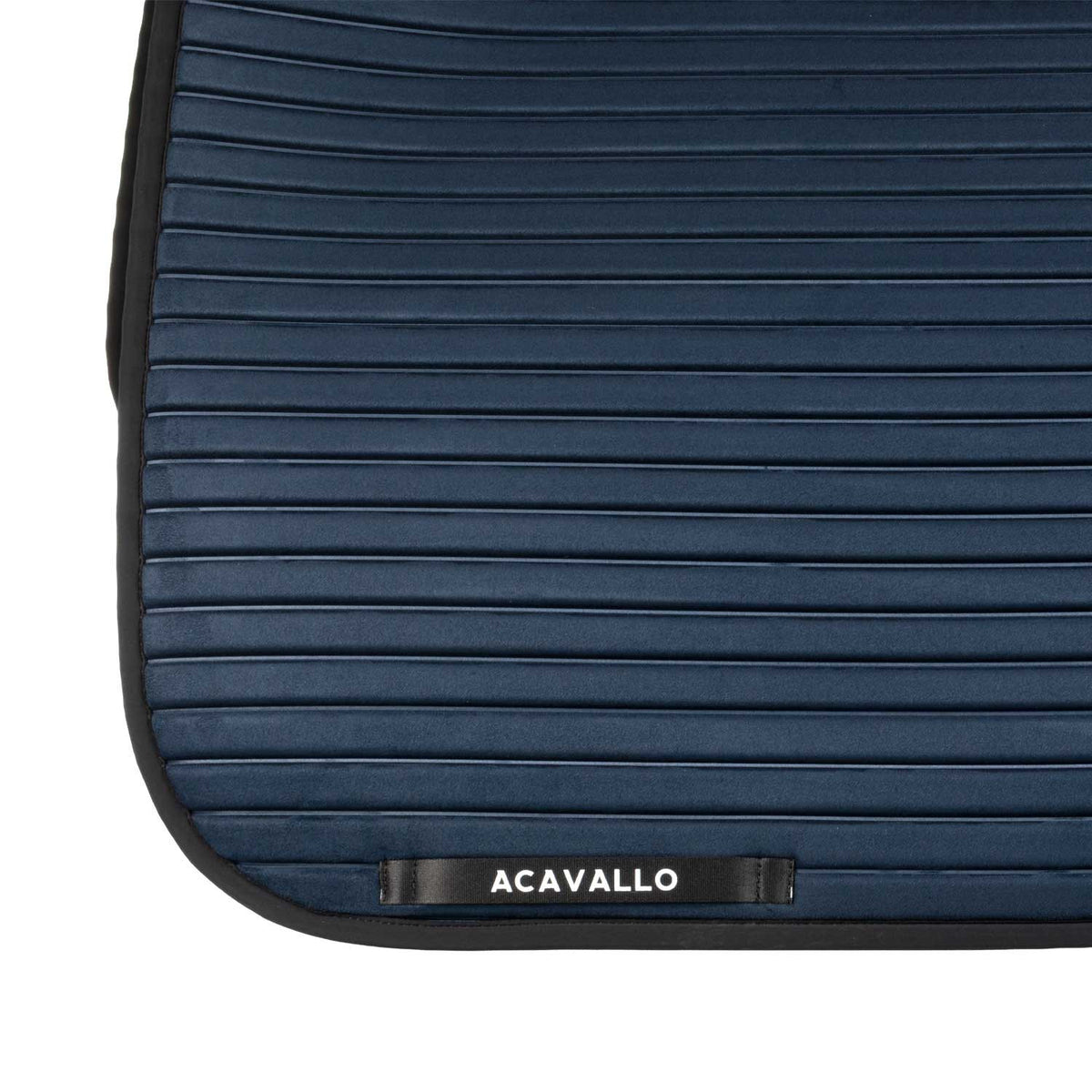 Acavallo Sublime striped dressage saddle pad in technical fabric