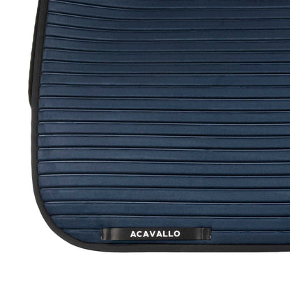 Acavallo Sublime striped dressage saddle pad in technical fabric
