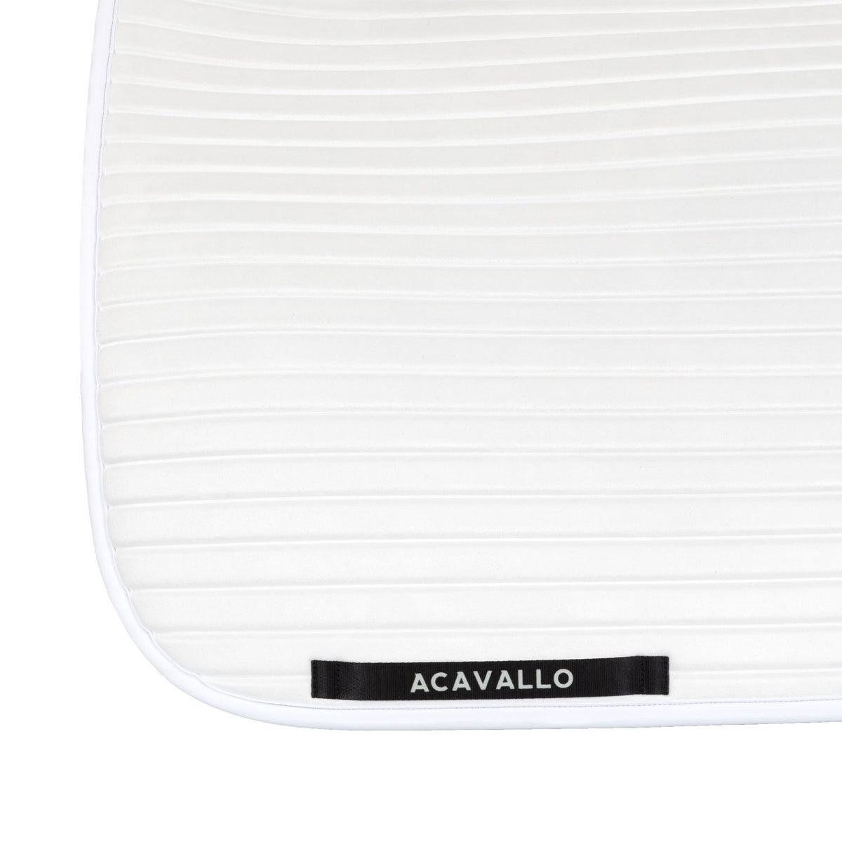 Acavallo Sublime striped dressage saddle pad in technical fabric