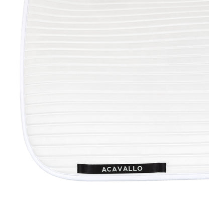 Acavallo Sublime striped dressage saddle pad in technical fabric