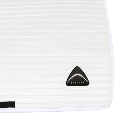 Acavallo Sublime striped dressage saddle pad in technical fabric